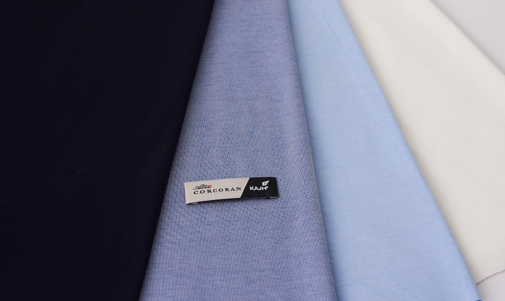 ALBINI ITALIAN COTTON JERSEY ホワイト無地シャツ | FABRIC TOKYO