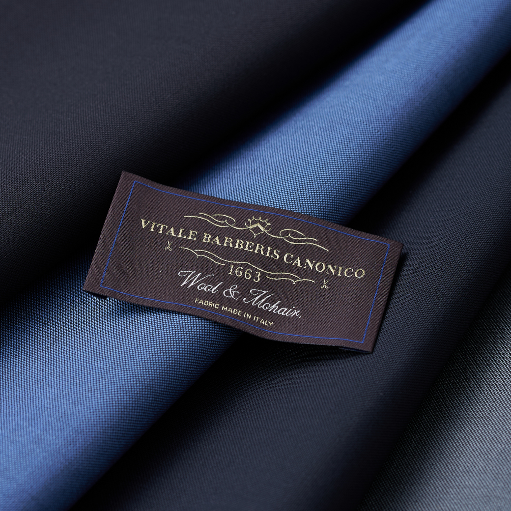 注目ブランドのギフト PREMIUM CANONICO WOOL ライトブルー平織り無地 MOHAIR ジャケット・アウター