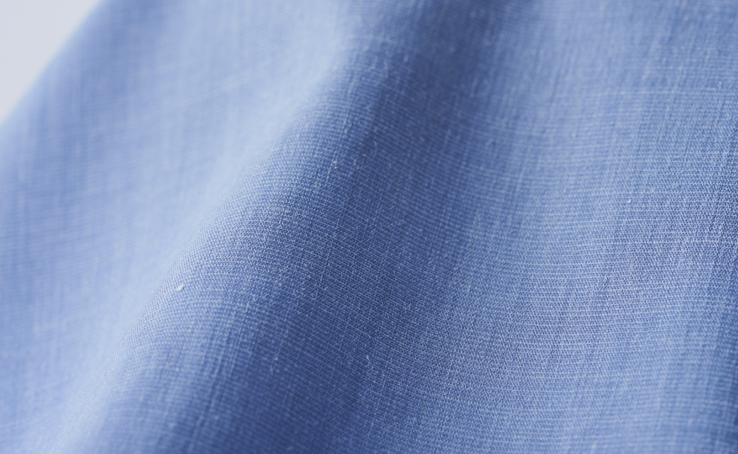 COOLMAX LINEN ホワイトハケメシャツ | FABRIC TOKYO