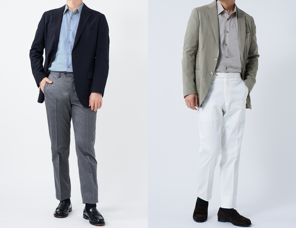 COOLMAX LINEN ホワイトハケメシャツ | FABRIC TOKYO
