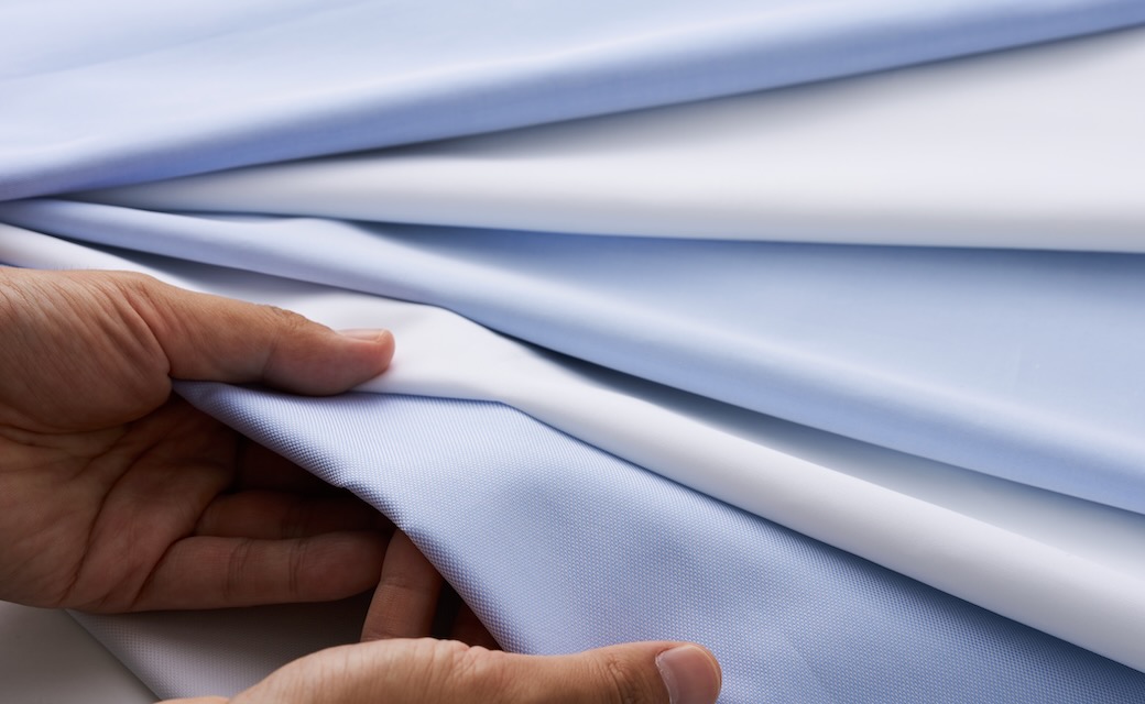 DAVID AND JOHN ANDERSON SEA ISLAND COTTON ホワイトロイヤル