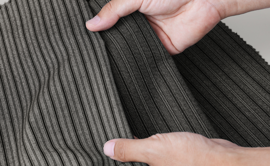 DIRECTORS SUIT STRIPE グレーツイルストライプスラックス | FABRIC TOKYO