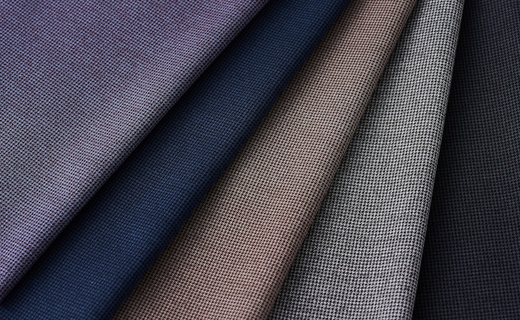Dry Touch Smooth チャコールグレー千鳥パンツ | FABRIC TOKYO