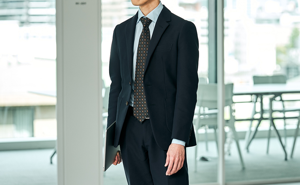 EASY CARE COTTON JAPAN FABRIC from BANSHU ダークブルーカルゼ