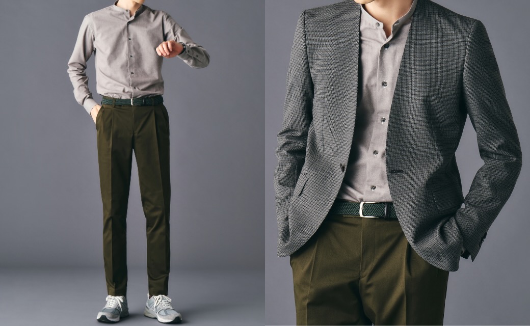 OFFICE CHINO チャコールグレーツイルチノ | FABRIC TOKYO OFFICE CHINO チャコールグレーツイルチノ | FABRIC TOKYO