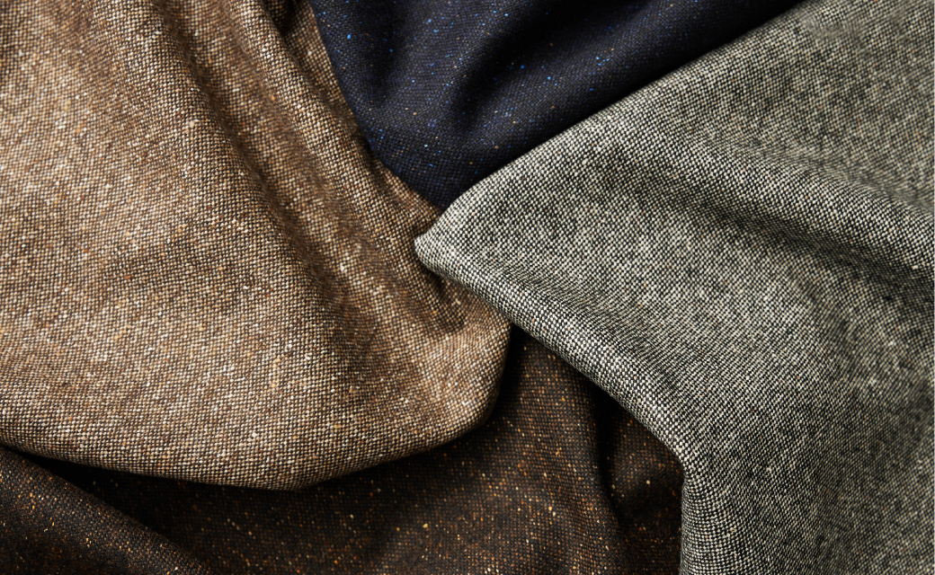 MARLANE PREMIUM LIGHT TWEED ライトブラウンホームスパンビジネスカジュアルセットアップ | FABRIC TOKYO