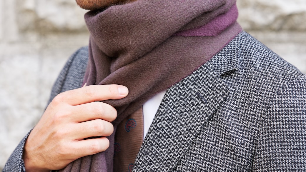SHETLAND WOOL TWEED by BISHU ネイビーピンヘッドスリーピース SHETLAND WOOL TWEED by BISHU ネイビーピンヘッドスリーピース