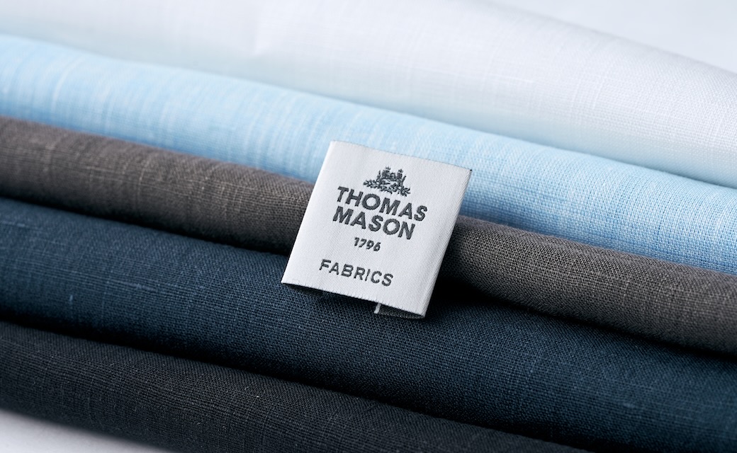 THOMAS MASON ファティーグタイプジャケット ホワイトL THOMAS MASON GOLD LINEN ホワイト平織り無地シャツ | FABRIC TOKYO