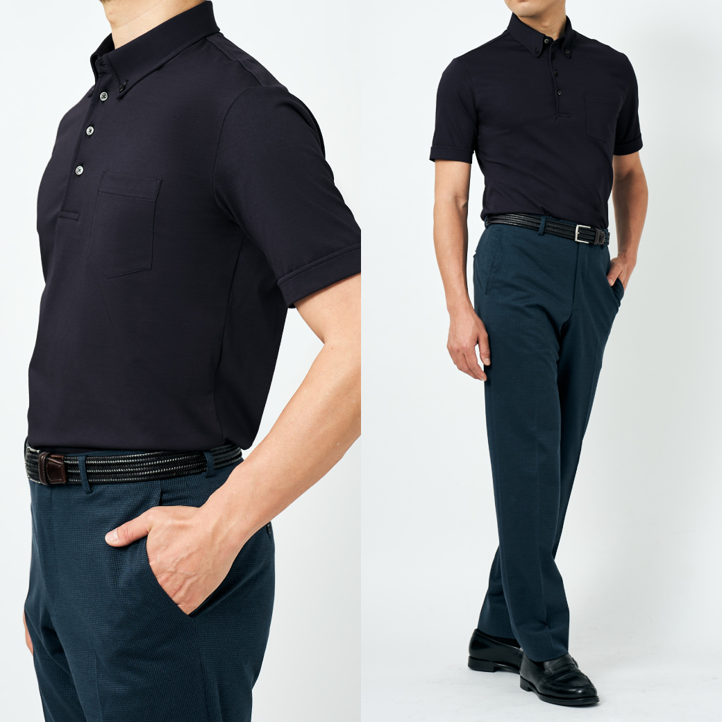 TOKYO VERDY UNITE POLO シャインホワイト無地ポロシャツ（半袖
