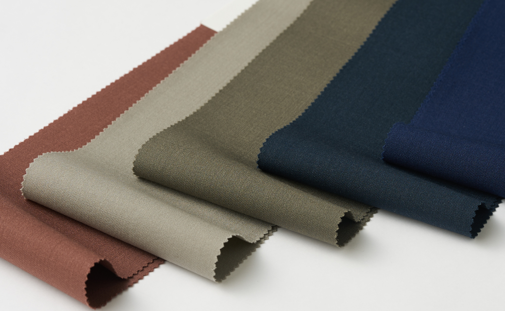 Tollegno Lux Wool ブラック平織り無地ジャケット | FABRIC TOKYO