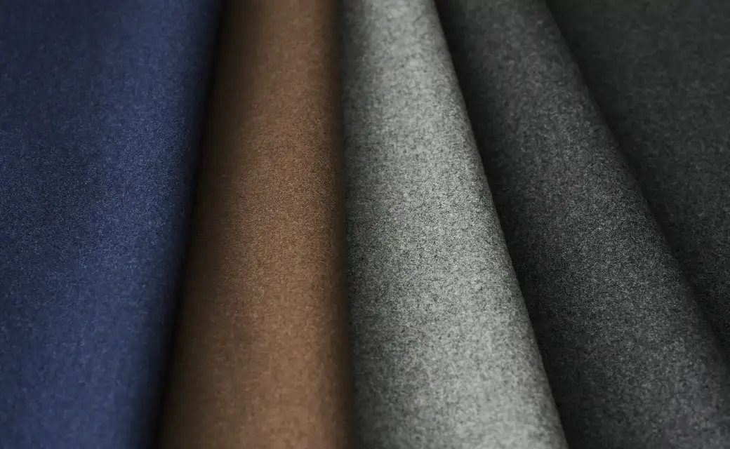 WORSTED FLANNEL グレー無地チェスターコート | FABRIC TOKYO WORSTED FLANNEL グレー無地チェスターコート | FABRIC TOKYO